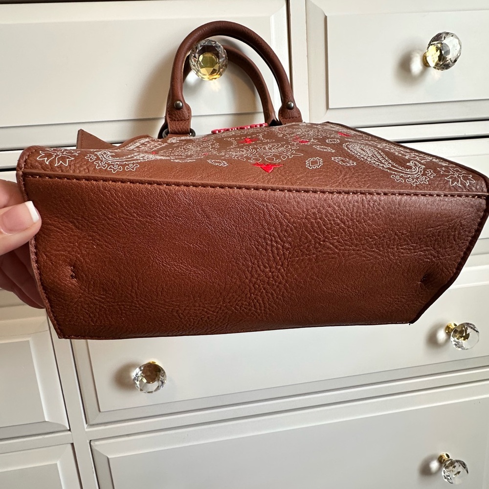 Wrangler Brown Bandana Print Women's Bag - Picture 4 of 8